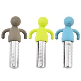 3 Pieces Creative Tea Filter, Stainless Steel Tea Brewer, Tea Brewing Accessories, Fun Tea Filter.