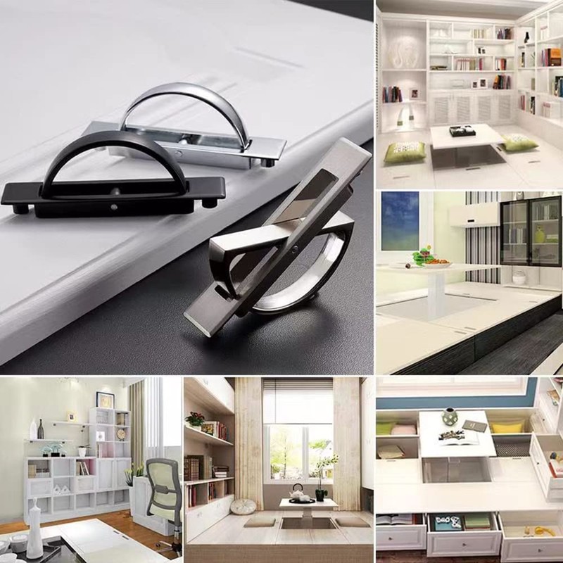 YFFSFDC Stainless Steel Swivel Handle Underfloor Storage Handle Handle Door