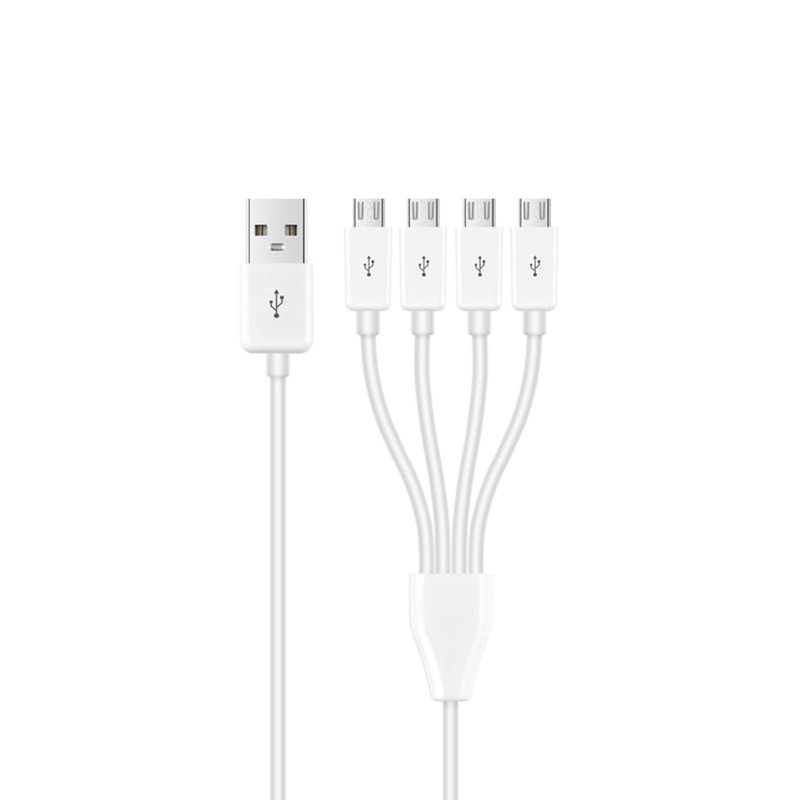 Herfair Micro USB Splitter - 4 in 1 Micro USB