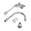 Foot Pedal Control Valve Faucet Stainless Steel Kitchen Sink Water