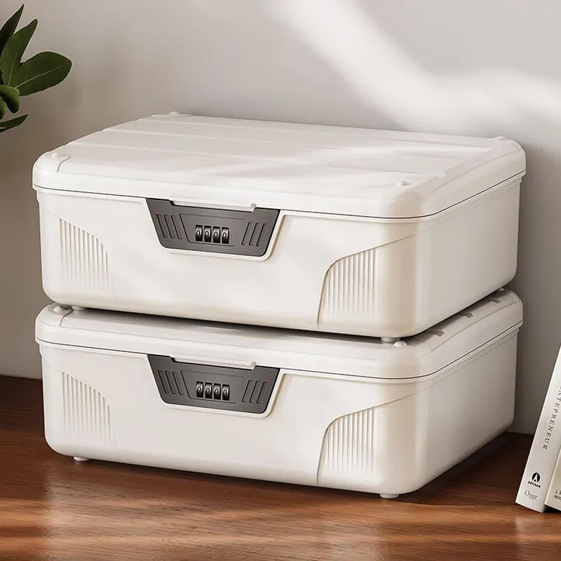 Lockable Storage Containers Plastic Lock Box Storage Container Versatile Organizer