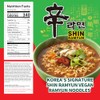 Nongshim Shin Ramyun vegano, 2.64 onzas, paquete de 6