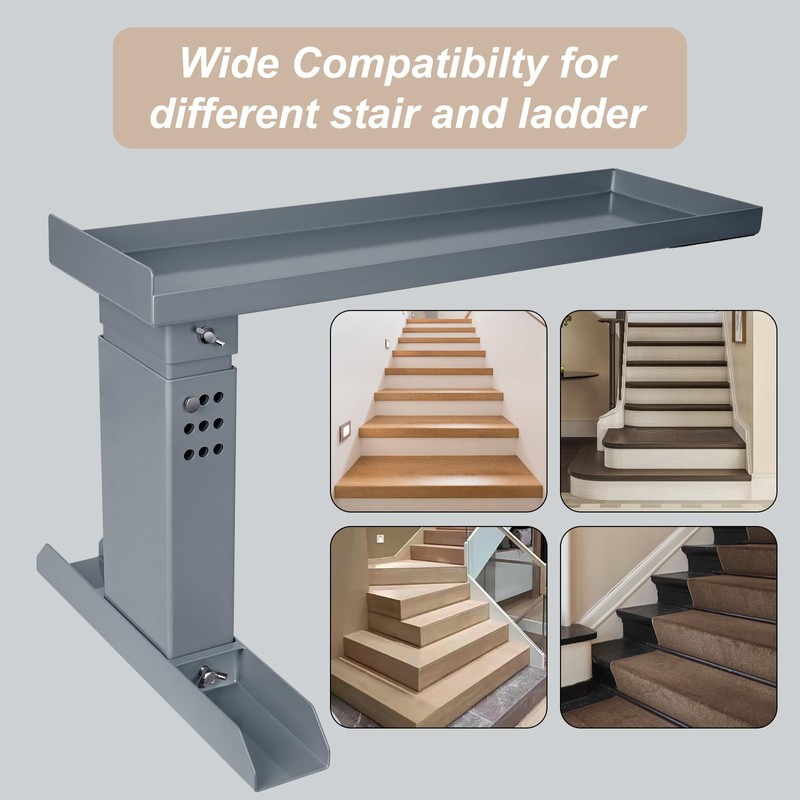 TOPTGO Ladder Stabilizer,Extended Ladder Stabilizer for Extension Ladders,Straight Ladders,Telescopic ladders,with