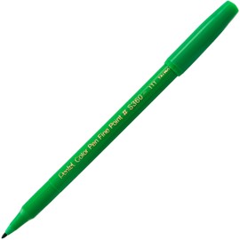 Pentel Pentel Arts Color Pen, Light Green, Box of 12 (S360-111)