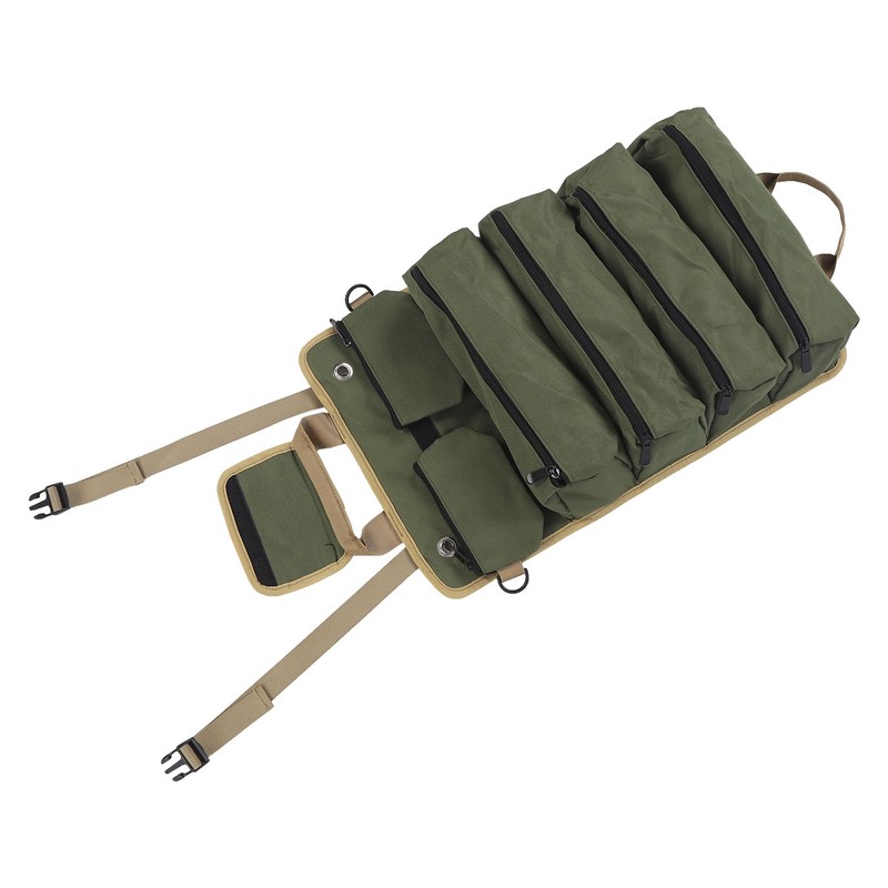 Tool Roll Up Bag Oxford Cloth Portable Multi Purpose Tool