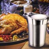 16OZ Gravy Boat Stainless Steel Gravy Warmer Serving Sauce Jug