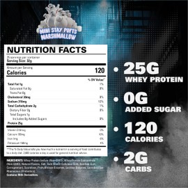 EHP Labs EHP Labs x Ghostbusters OxyWhey Whey Protein Isolate Powder - 25g of Whey Isolate Protein Powder, Meal Replacement Shake, Sugar Free Protein Powder - 25 Serves (Mini Pufts Marshmallow)