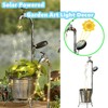 Lawn Lamp Solar Outdoor Waterproof Metal Faucet Durable Light Statue