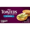 Toasteds Crackers, Party Snacks, Lunch Snacks, Classic Buttercrisp, 8oz Box