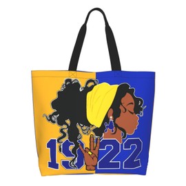 JIW Iaa Sigma Gamma Tote Bag Rho Sorority Gifts for Women 1922 Reusable Fashion Beach Bag Large Shoulder Shopping Bag