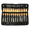 12PCS Wood Carving Chisel Set DIY Woodworking Sculpting Tools with