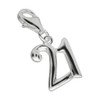 jewellerybox Sterling Silver 21st Birthday Number Clip on Charm