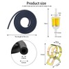 ACHANFLY Fuel Gas Line Kit, 2m Hose, 8.5mm Outer Diameter,