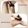 YIOYOODA Dry Brushing Body Brush, Exfoliating Body Scrubber Natural Horsehair