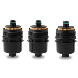 Ecodiesel - Filtro de aceite de motor 68507598AA 68498720AA compatible con Wrangler JL Gladiator 2021 2022, Ram 1500 DT 2020-2022, 3 unidades