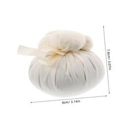 Ipetboom 2pcs Herb Stuffed Massage Balls Portable Non Woven Fabric Compress Bags for Neck and Back Tension Relief Trigger Point Roller for Muscle Fatigue Alleviation DIY Herbal Therapy