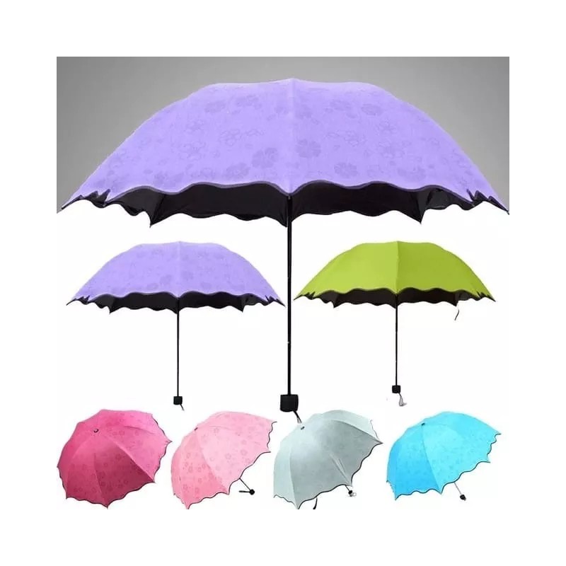 Innovaciones Pack 20paraguas Magico Cambia Con El Agua Mayoreo Recistente