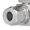 Ball Valve Straight Through 1/2in Thread Fluid Control Device Stainless