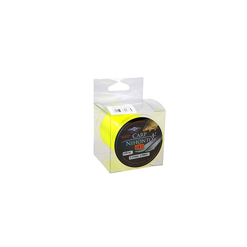 NIHONTO CARP Fluo Yellow Monofilament Very Smooth Fishing Line Carp