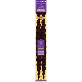 Outre Purple Pack Brazilian Bundle - Prestretched Loose Deep Bulk 24" (Jet Black)
