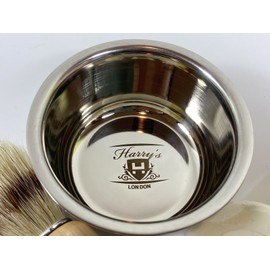 Harry’s HIGH POLISHED GERMAN STAINLESS STEEL SHAVING CUP BOWL MUG FOR SOAP/CREAM
