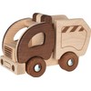 GOKI 55889 Garbage Truck, Nature, Brown