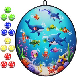 BooTaa 29" Large Dart Board for Kids, Kids Dart Board with Sticky Balls, Boys Toys, Indoor/Sport Outdoor Fun Party Play Game Toys, Birthday Gifts for 3 4 5 6 7 8 9 10 11 12 Year Old Boys Girls