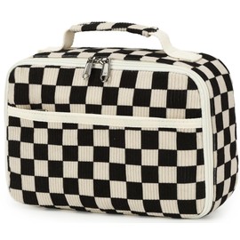 Bluboon Kids Girls Lunch Bag Insulated Lunch Box for school Corduroy Lunch Cooler Organizer School Kids Lunch Tote