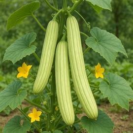 Cucumber Armenian Seeds – Cucumis melo VAR. flexuosus | 60–70 Days to Harvest | Heirloom, Open-Pollinated | Crisp & Sweet Non-Bitter Variety