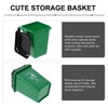 AOKWAWALIY 2pcs Mini Storage Containers Pencil Cup Holder Storage Basket