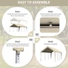 12'x20' Carport Replacement Canopy Cover,Waterproof & UV (Only Top Cover)
