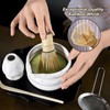 SOOCVWOLF 5 Pcs Matcha Whisk Set, Ceramic Matcha Kit for