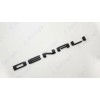GMC 1pc Gloss Black Rear DENALI Emblems Letters Fit 2021-2023