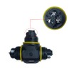 FULARR 2Pcs Premium T-Shape Waterproof Junction Box Outdoor Cable Connector,