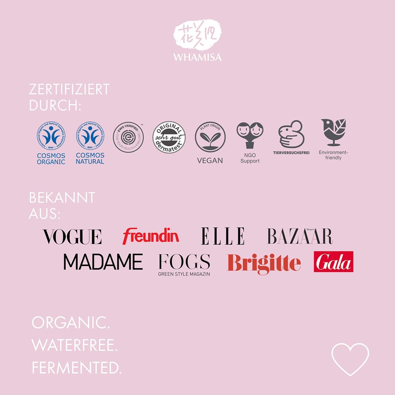Whamisa Organic Flowers Cleansing Oil From Natural Organic Fermented Flowers