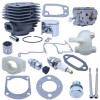 For Husqvarna 52mm Cylinder Piston Top End Rebuild Kit For