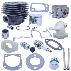 For Husqvarna 52mm Cylinder Piston Top End Rebuild Kit For Husqvarna 272 268 272XP Chainsaw