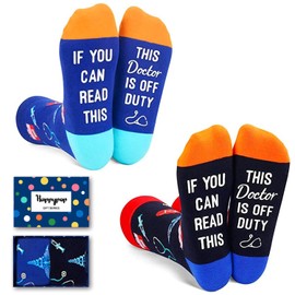 HAPPYPOP Funny Doctor Gifts for Men Male - Unique Gifts for Doctors Best Doctor Gifts Retirement Gifts for Doctors Dr Gifts for Doctors Men, Doctor Socks