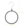 Alipis Scarf Ring Hangers Circle Hooks 10Pcs Belt Hanger Plastic