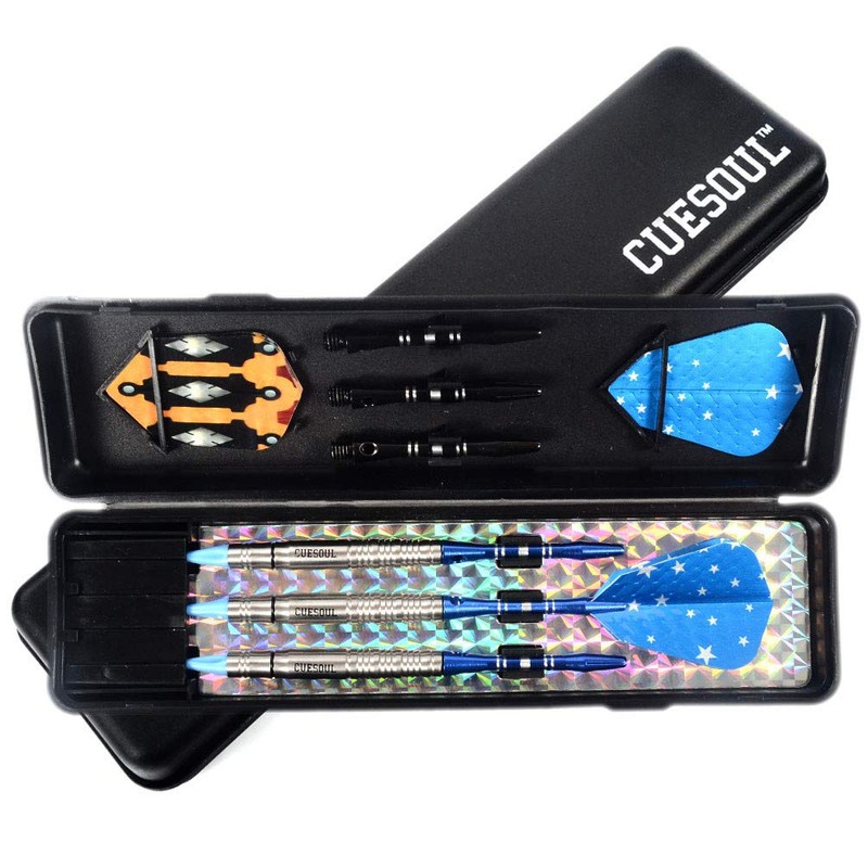 CUESOUL Tungsten Soft Tip Darts - Precision Barrel 16.03 Grams,