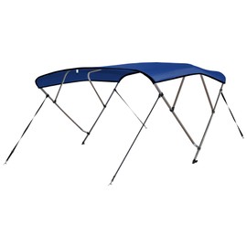 Leader Accessories 4 Bow Bimini Tops Boat Cover 4 Straps for Front and Rear Includes Hardwares with 1 Inch Aluminum Frame