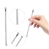 FOMIYES 5pcs Facial Blackhead Removal Tool Kit Pimple Popping Tool