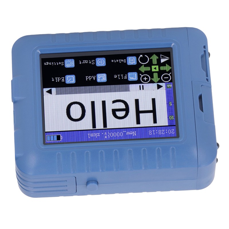 12.7mm 3.5in Mini Smart Inkjet Printer Blue Looking Type C