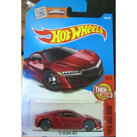 Hot Wheels, 2016 Then and Now, '17 Acura NSX [Maroon] #108/250