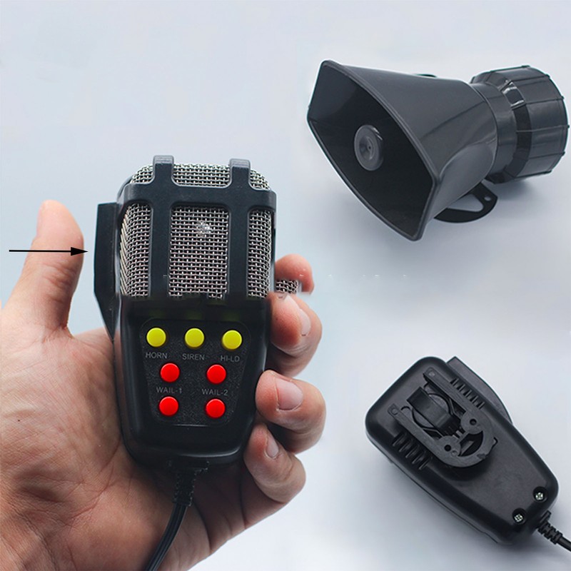 7 Tone Car Wireless Alarm Horn Clear Sound Remote Control