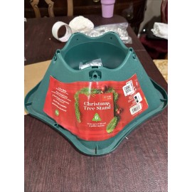 Oasis Five (5) Green Christmas Tree Stands.  Perfect Fir Dealers. Pun.   ( Up to 6ft)