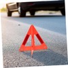 Parliky 3Pcs Reflective Warning Triangles for Vehicles Foldable Safety Triangles