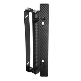 MACHSWON Adjustable License Plate Frame Holder Bracket, Universal License Plate Mounting Bracket, Car SUV Universal Fit, Carbon Fiber Black