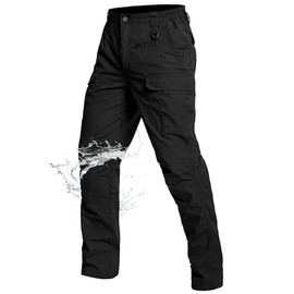 NAVEKULL Men's Tactical Cargo Pants Ripstop Military Assault Combat Pants Lightweight Casual Work Pants Water Resistant Outdoor Army Hiking Trousers for Men with Multi Pockets