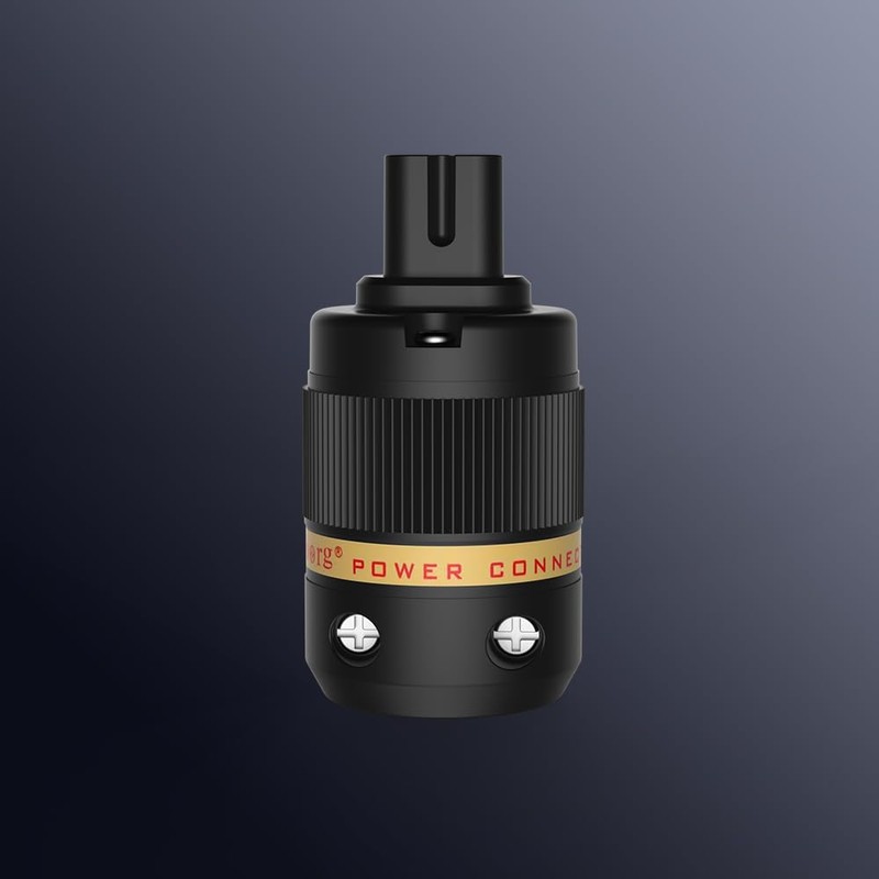 Viborg Audiophile IEC Figure 8 C7 Connector Female Plug Pure